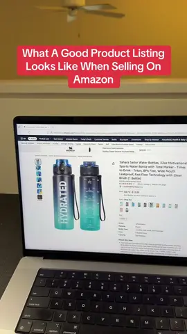 What is a good product listing looks like when selling on Amazon FBA  #amazonfba #amazonfbaseller #amazonseller #sellingonamazon #ecommerce #business #lukebasha 