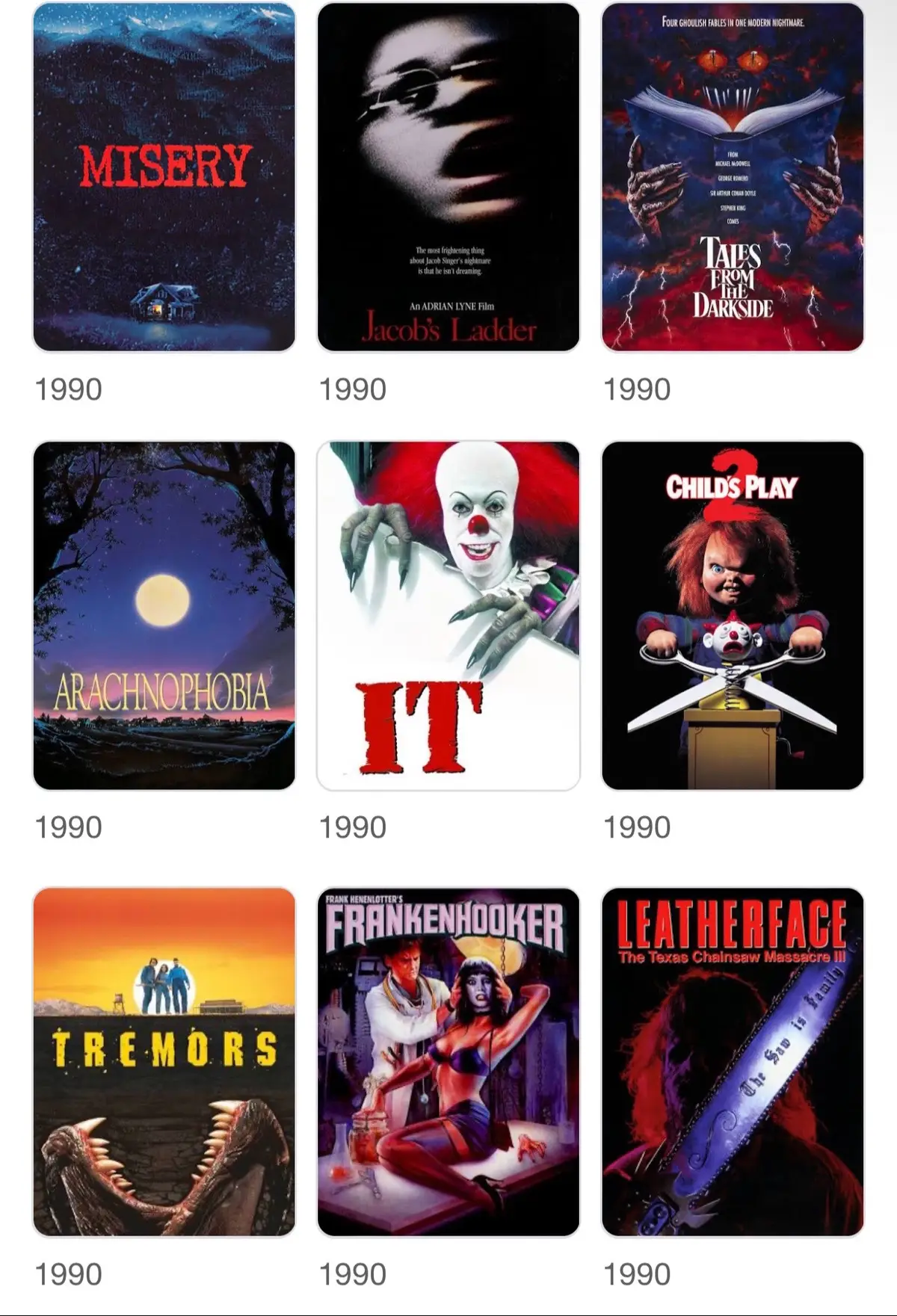 #horrormovies #90s #1990s #horror #movie #it #pennywise #pennywisethedancingclown #pennywisetheclown #chucky #childsplay2 #foryoupage #horrorfilm #fyp #foryou