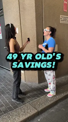 Savings at 49 💰 #streetinterview #interview #savings #australia #property #sydney #money #agevssavings