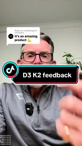 Replying to @viralsalespro thank you for the feedback - wonderful to hear.  #vitamind3k2 #winter #autumn #sun #vitamind #sunshine #nhs #tiktokmademebuyit #nutritiongeeks #Inverted 