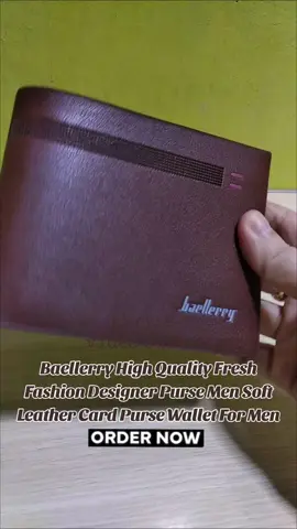 Baellerry High Quality Fresh Fashion Designer Purse Men Soft Leather Card Purse Wallet For Men #wallet #baellerywallet #baellery #baellerry #menswallet #leatherwallet 