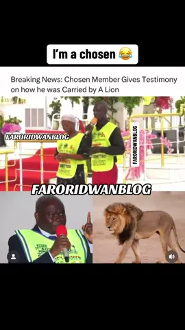 I am a chosen😅 lion carry person 😅😅😅😅😅😅😅😅😅😅😅😅😅😅😅🥹😅😅🥹#lion #foryou #foryourpages #trendingvideo #trendingtiktok #obarakafamilly #fypageシ #chosen #goviral #testimony #churchtestimony #testimoni #funnyvideos #churchtestimony 