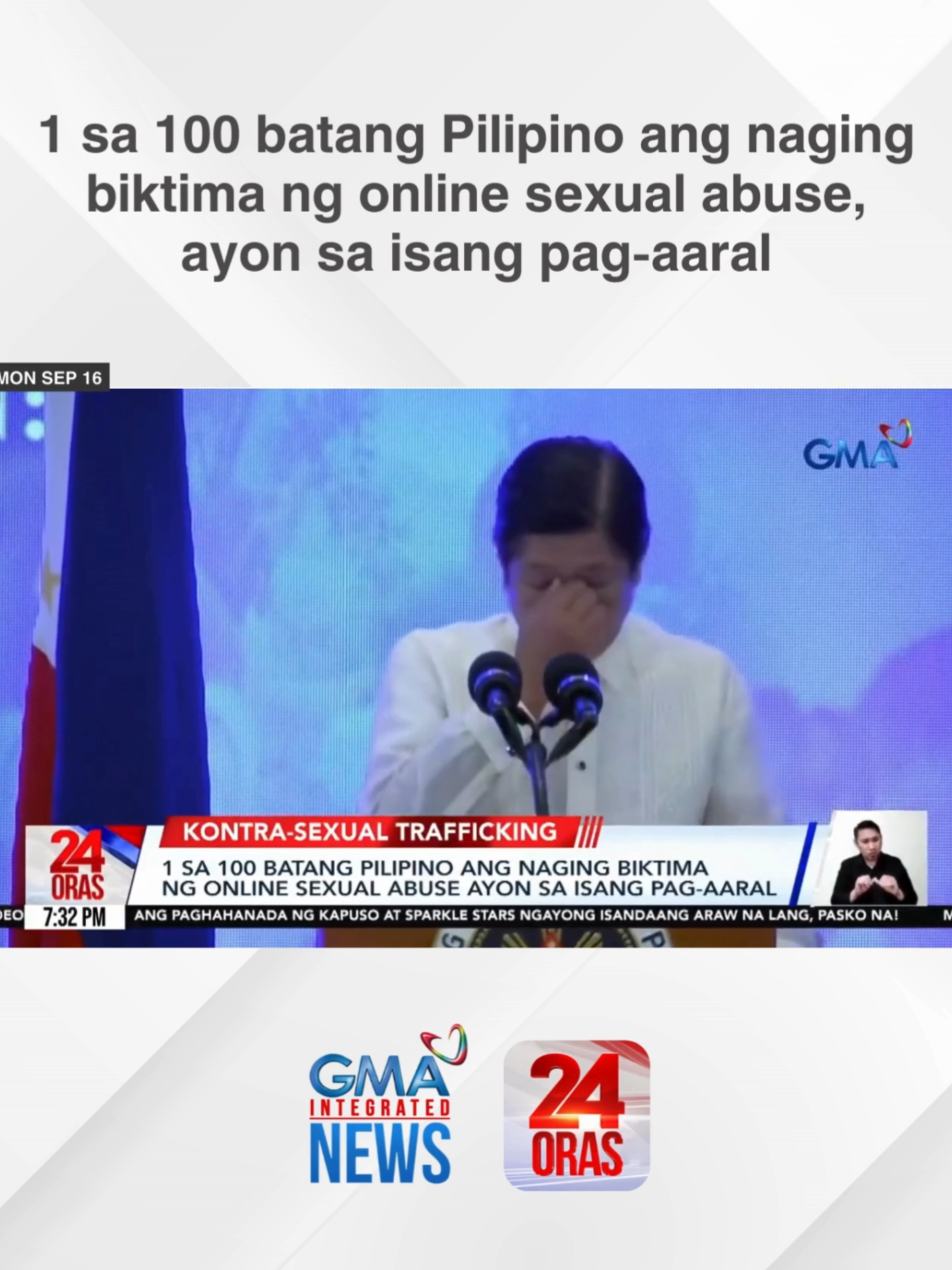 Isa sa bawat 100 batang Pilipino ang naging biktima ng sexual abuse sa paggawa ng online sexual exploitation material, batay sa datos ng International Justice Mission noong 2022. | 24 Oras #BreakingNewsPH
