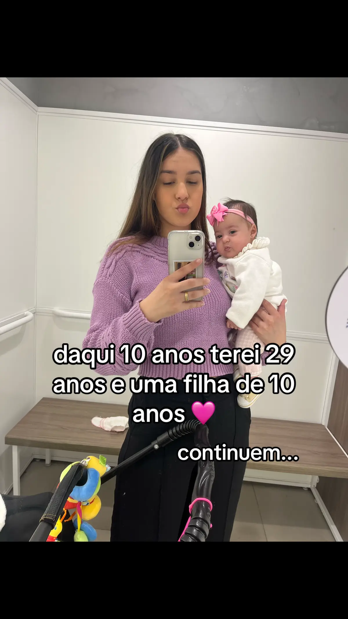 minha bonequinha 🩷#babytiktok #filha #eloah 