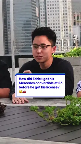 How did Edrick Lie get his Mercedes convertible at 23 before he even had his license? Forget the traditional route—this guy did it in reverse! 🚗 #theyoloproject