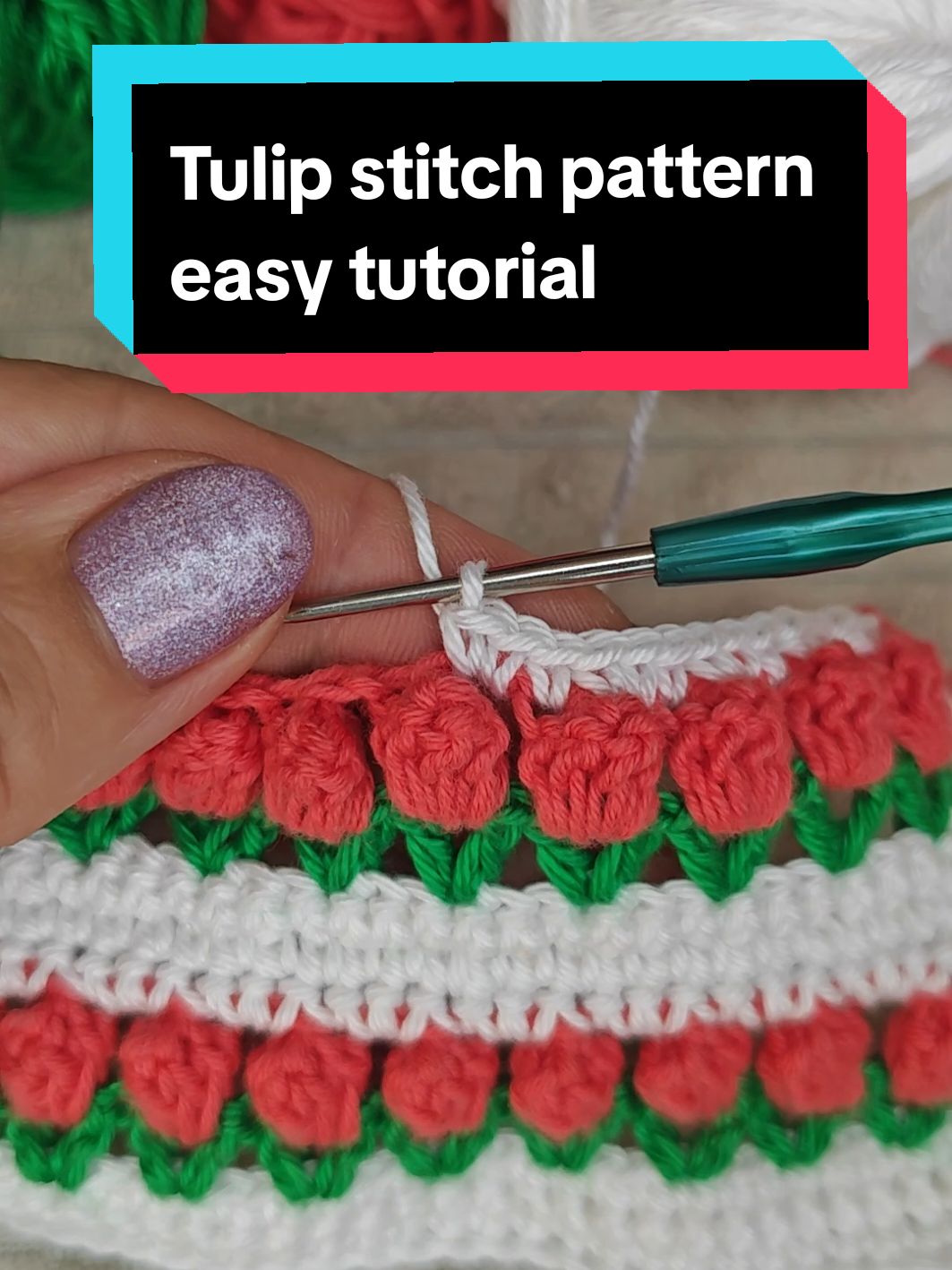 #simpletutorial #easycrochet #tulipcrochet #tutorialforbeginners #simplecrochet #flowercrochet 