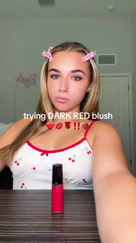 this was SCARY def a trust the process but lmk what u think #redblush #redblushtrend #blushtrend 