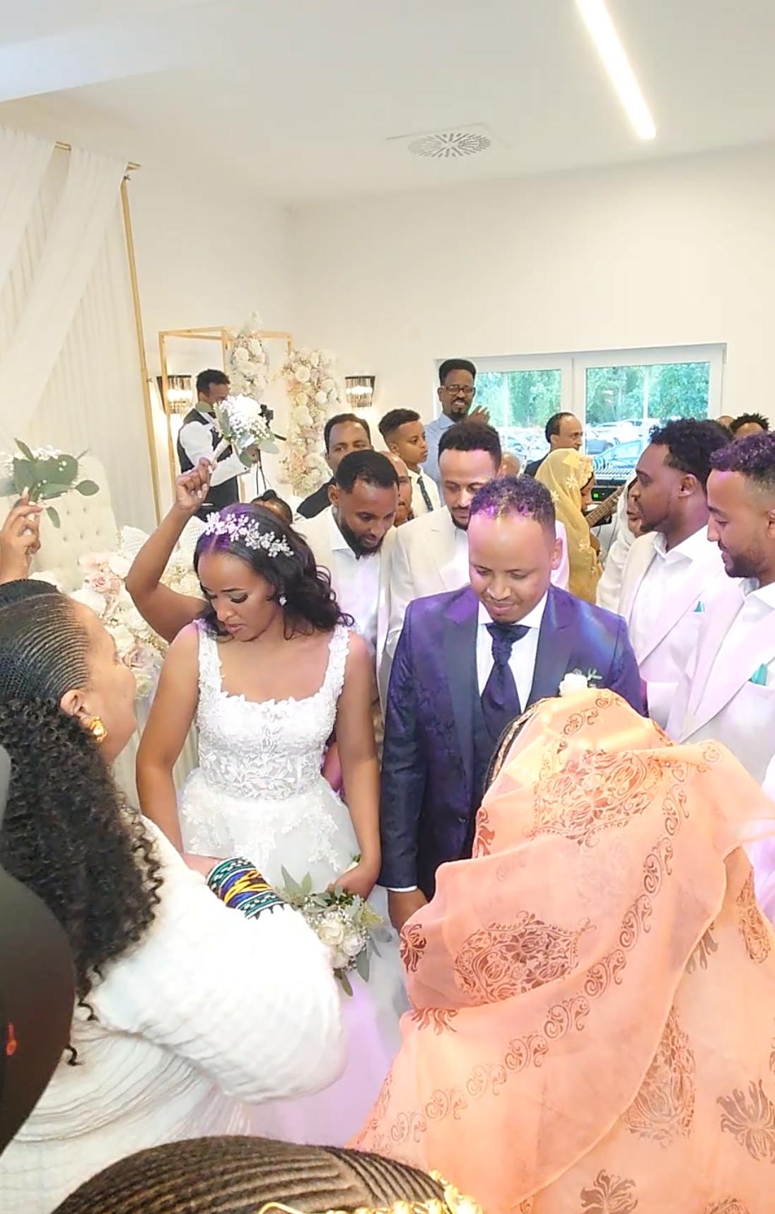 Abrham & Bilen wedding in Frankfurt,Germany follow Ebenezer pictures for more wedding videos. 