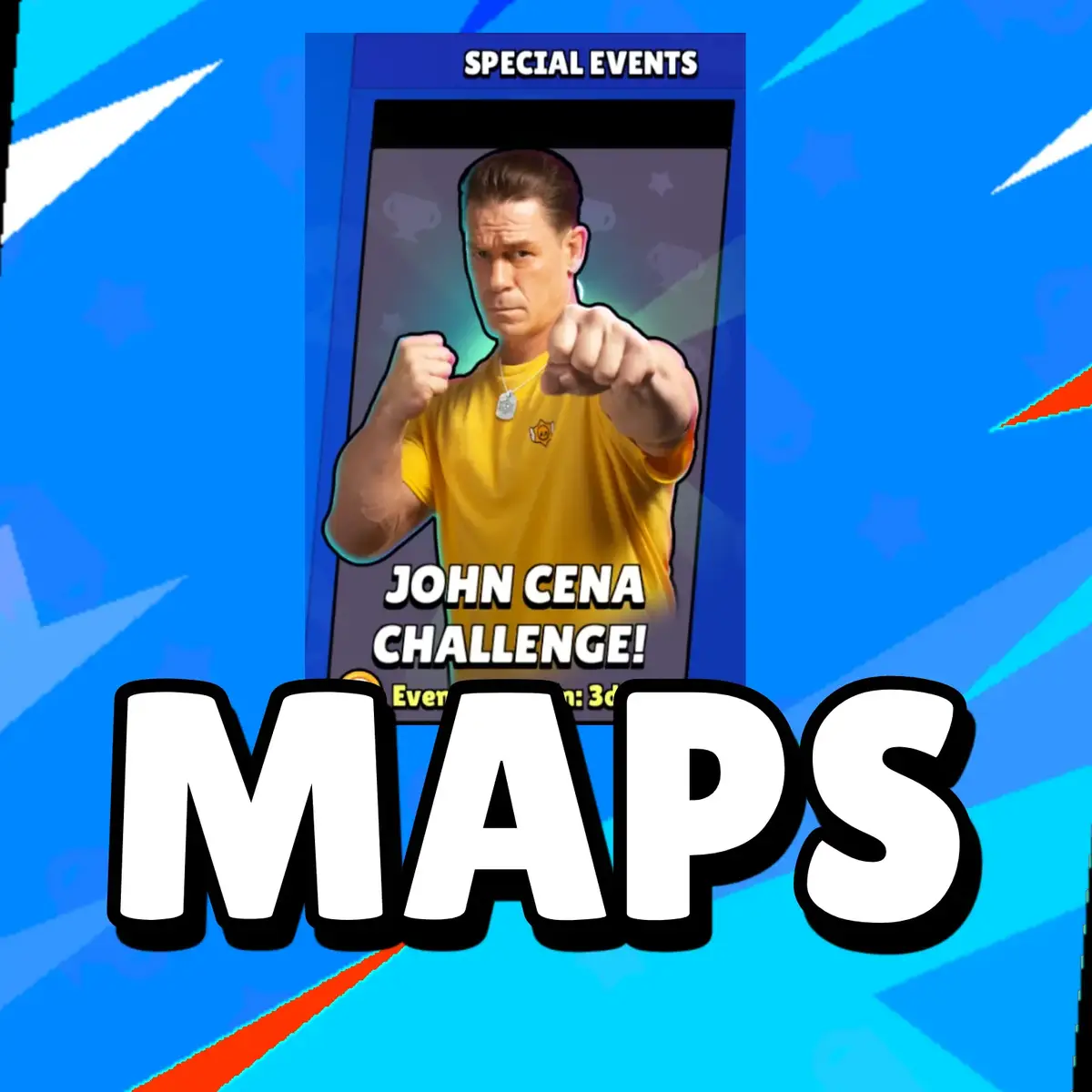 John cena challenge maps #brawlstars 