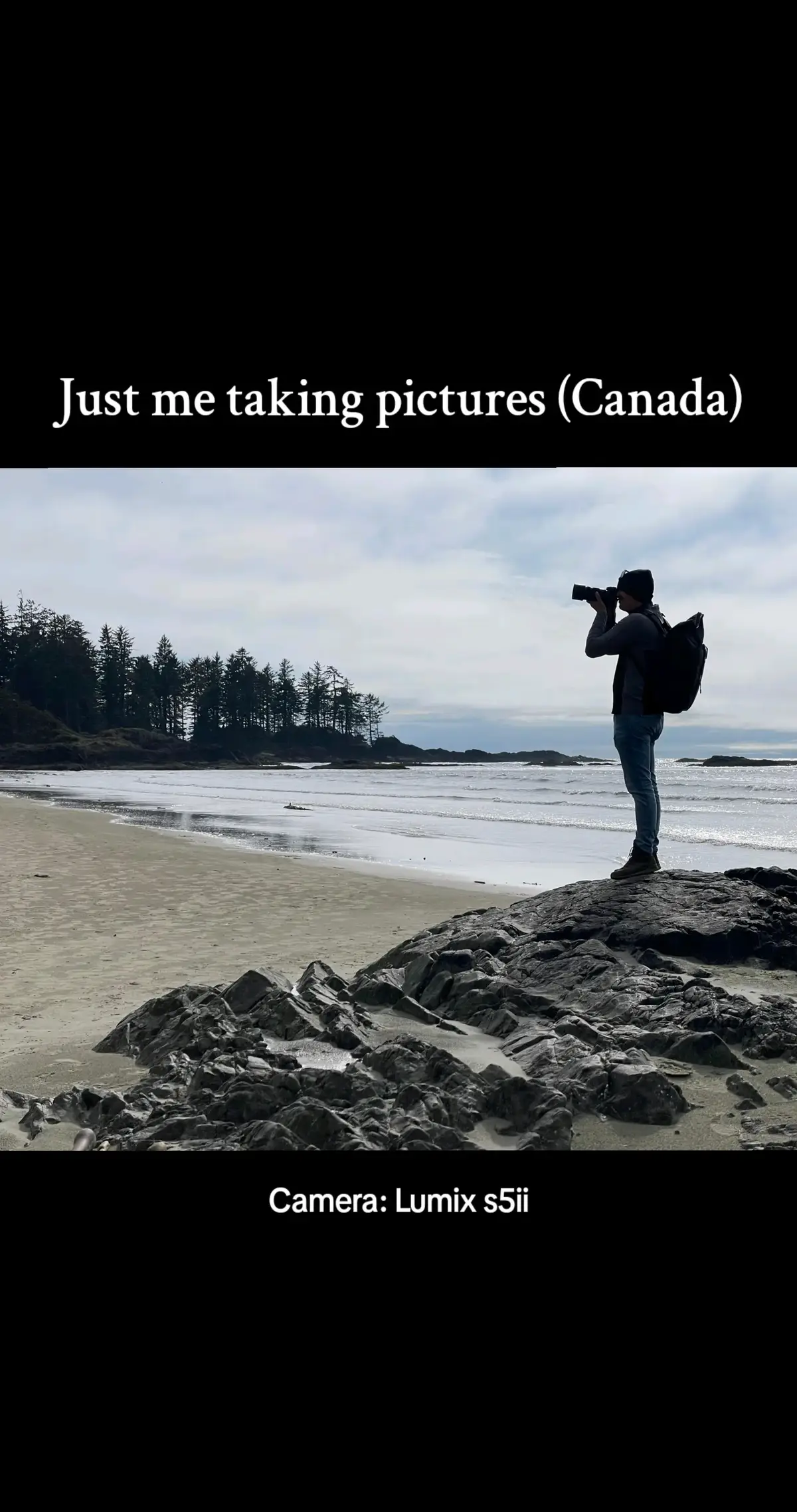 #EspecialistasEmPontos #canada🇨🇦 #canada_life🇨🇦 #trip #nofilter #videography #photography #lumixs5ii #BC #CA #beach  Just me ;)