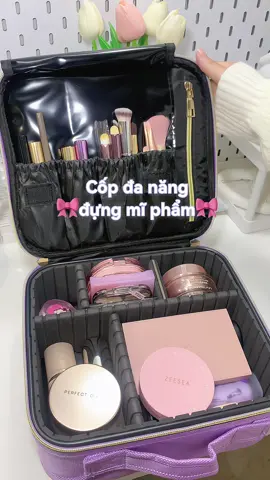 Để đựng đồ makeup tiện mà mang đi du lịch cũng hợp lí 🤭🛒#xuhuong#xuhuongtiktok#xuhuong2024#xh#trending#copdungmipham#hopdungdodanang#lamdep#makeup#tienloi  
