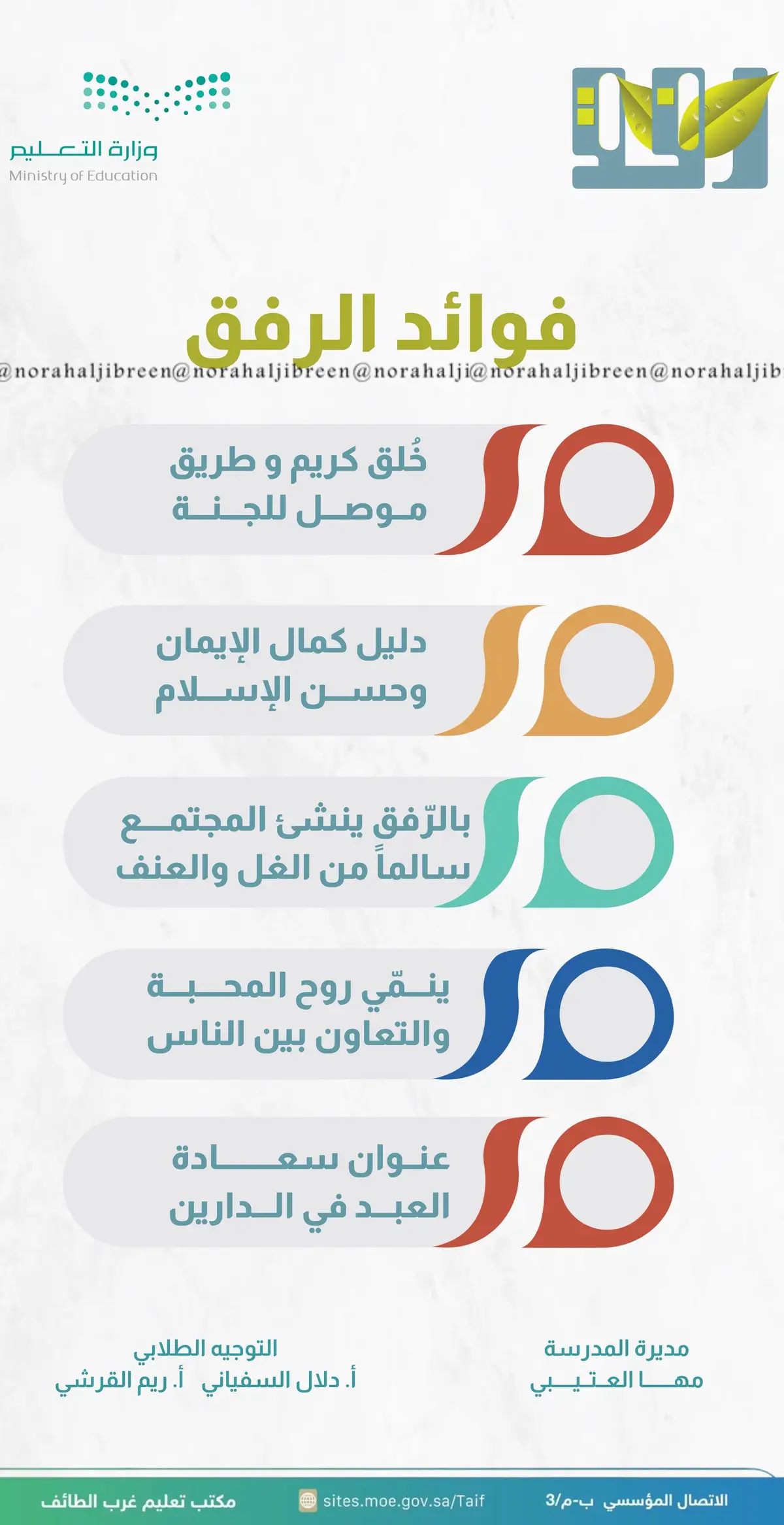 منشورات عن برنامج الرفق #ضد_العنف #vairal  #foryou #explor 