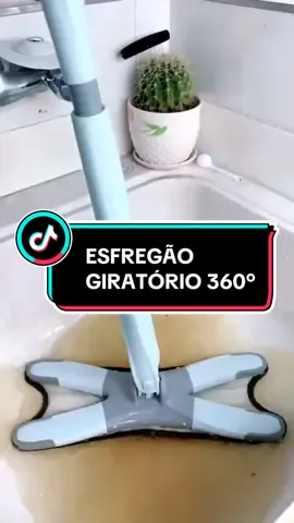Link do Produto na Bio!! Eficiência na Limpeza: Esfregão Giratório 360° com Microfibra e Refis!🛒