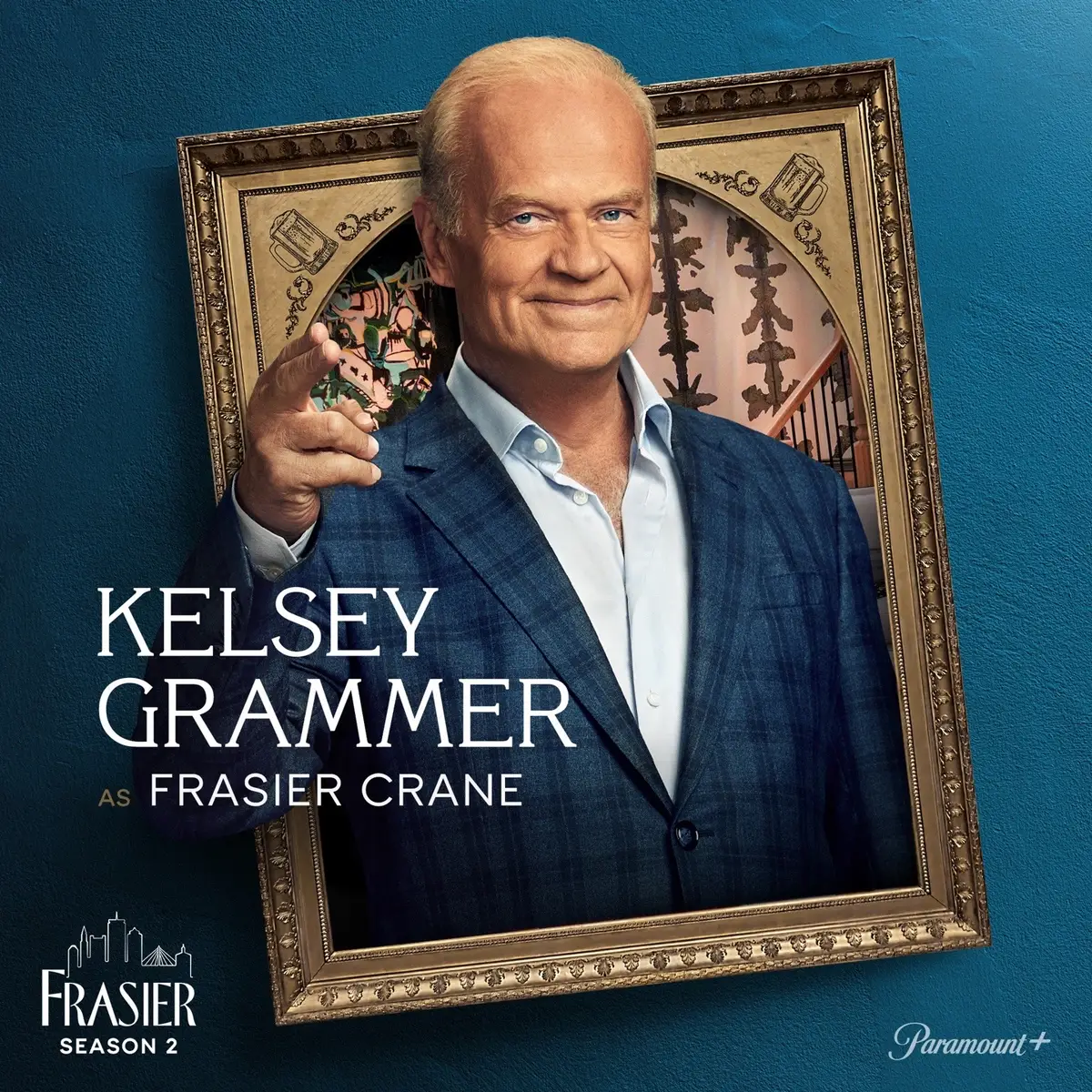 The stars of #Frasier Season 2—now on display! 🖼️