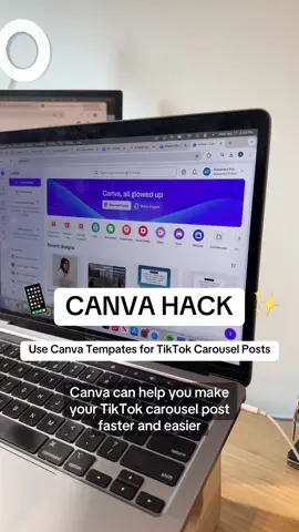 My TikTok carousel posts used to get cut off and it would drive me crazy but now I’m happy because this is muchhh easier #canvahack #canvahacks #canvatips #contentcreationtips #tiktoktips @Canva 