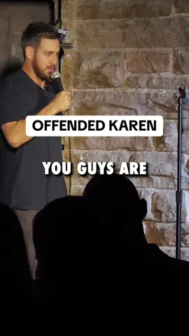I had to hide from her.  #standupcomedy #Comedy #Jokes #MichaelLenoci #Crowdwork #Heckler #Standup #FYP #Karen 