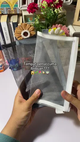 Tempat pensil jaring transparan #fyp 