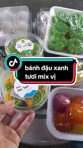 bánh đậu xanh tươi mix vị #thuyvanhb #banhdauxanh #monngonmoingay #xuhuong 