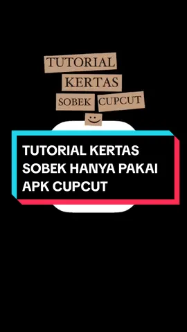 Membalas @nisamobileclass Maaf kalau kelamaan ya kak sayy soalnya butuh effort buat tutorial seperti ini🤣🤭 semoga bermanfaat yaaa #tutorial #kertassobek #cupcut #kertas #sobek 