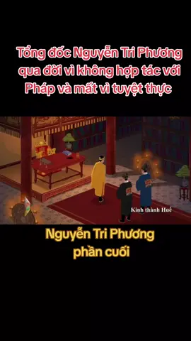 Ngày 20/11/1873,quân Pháp bất ngờ tấn công thành Hà Nội, thành thất thủ chi sau một giờ giao chiến,tướng Nguyễn Tri Phương bị thương và rơi vào tay Pháp, nhưng khí chất anh hùng của Nguyễn Tri Phương vẫn luôn tỏa rạng .Sau nhiều ngày tuyệt thực,ông đã trút hơi thở cuối cùng ngay trong dinh Tổng đốc thành Hà Nội.  #lichsuvietnam  #cuongyeulichsu  #nguyentriphuong  #xuhuongtiktok  #viralvideo  #CapCut 