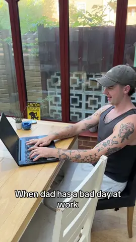 “Ur always on that bloody thing” #dad #work #tradie #laptop #bricks 