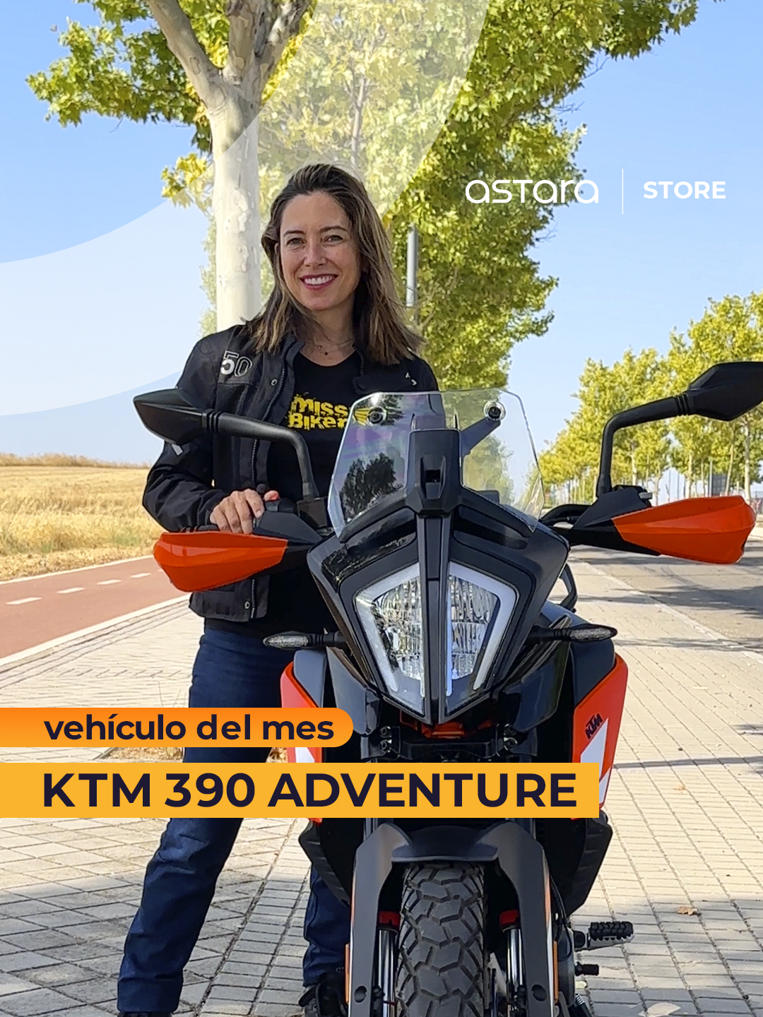 La KTM Adventure 390: Tu compañera perfecta para cada aventura! 🏍️​ ​@aliciasornosaoficial te explica más sobre la KTM Adventure 390.​ ​ ¡Consigue la tuya con todas las ventajas! Sin entrada ni cuota final, con garantía de fabricante y todo de manera online, sin moverte de casa.​ ​ ¿Listo para explorar nuevos caminos? 🌍✨​ ​ ​ #AstaraStore #KTMAdventure390 #VehículoDelMes​