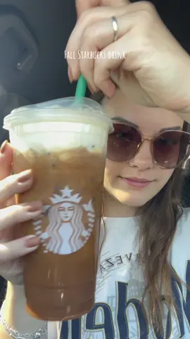 Comment your fav fall Starbucks order 🎃 #starbucks #pumpkincoffee #icedcoffee #starbs #falldrinks 