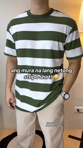 Affordable stripe shirt pare! 1M/10 🔥 #oversizedshirt #stripeshirt #outfitideas #mensoutfit #tshirtoversize #tshirtformen #outfitideaformen 