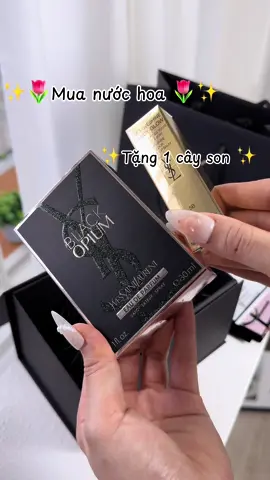 Mua 1 tặng 1 nhà Ysl. Deal hời dã man ấy. Mn tranh thủ chuẩn bị quà 20/10 cho bạn gái dần đi nha ✨🌷🌷✨#clien #日本 #unboxing #sănsalejapan #review #おすすめ #yslblackopium #nướchoaysl #ysl5b #sonysl 