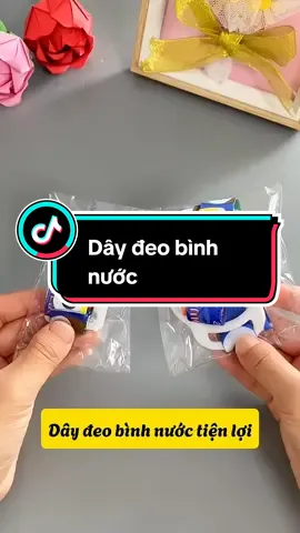 Dây đeo bình nước có thể điều chỉnh kích thước cho nhiều loại chai, lon #daydeobinhnuoc #daydeobinhnuocthoitrang 