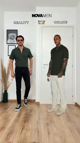 Reality vs Online 😎 @NovaMEN by @FashionNova    - Burley Geo Tertured Johnny Collar Shirt    - Fairway Short Sleeve Polo   #novamen #fashionnova #fashionnovapartner ad