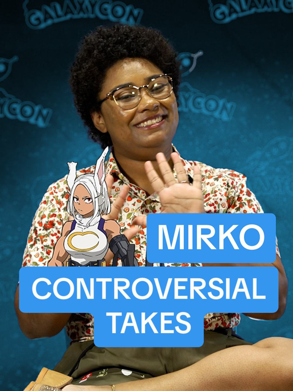 she said what she said #myheroacademia #mha #controversial #mirko #galaxycon