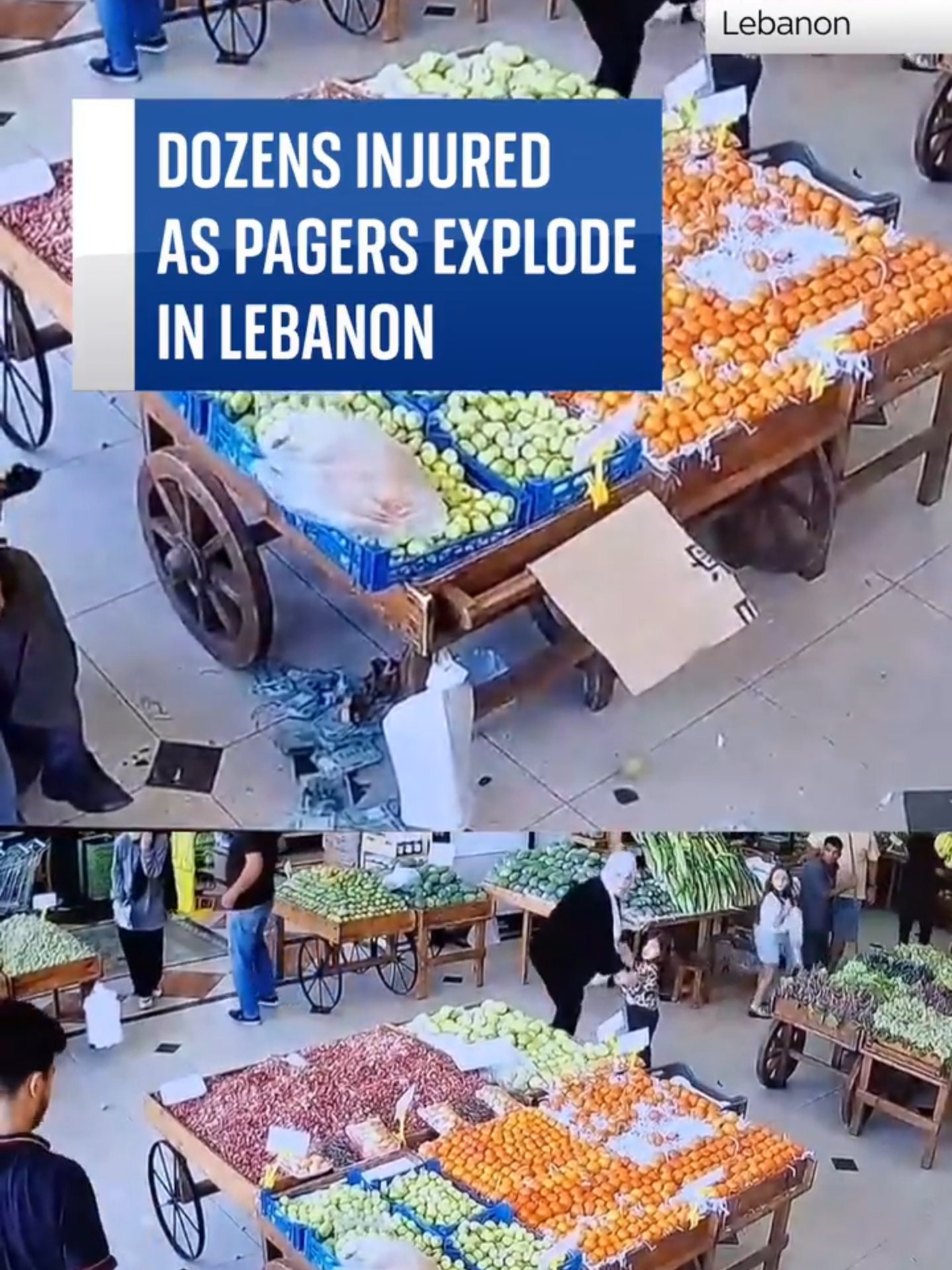 Hezbollah members injured in Lebanon as pagers explode across country #lebanon