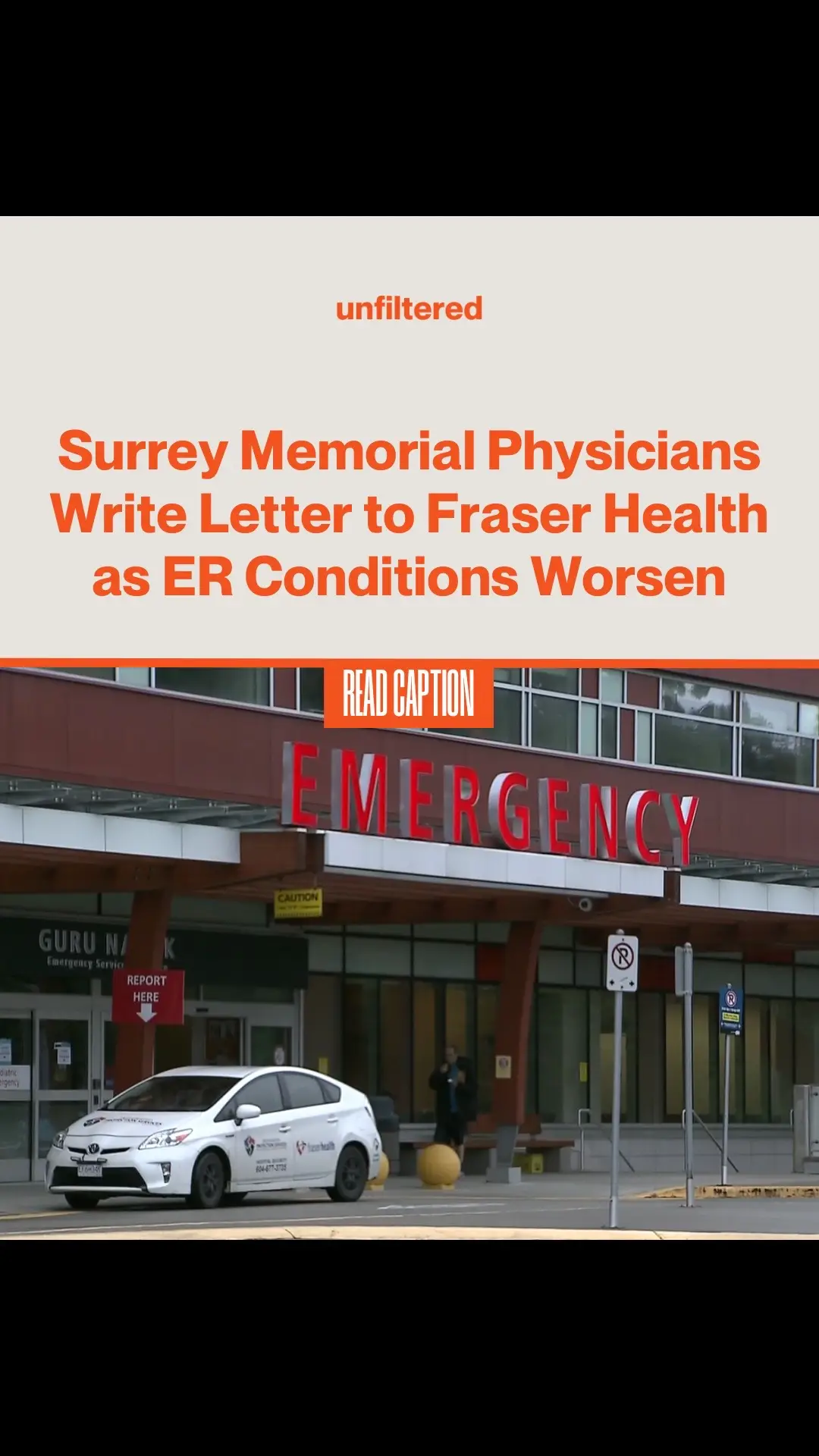 Surrey Memorial Physicians have addressed Fraser Health with a letter highlighting worsening emergency room conditions. They report a surge in patient volume, with average visits increasing from 61.6 to 72.8 per day, and wait times exceeding 12 hours.  Staffing levels have only grown by 8% despite a 30% rise in patient load, exacerbating delays and care quality. Fraser Health has acknowledged the concerns and is working on long-term solutions, but physicians are frustrated with the slow progress. #keepitunfiltered 