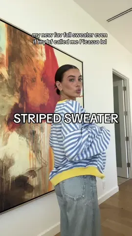 After a quick google search he did wear a LOT of stripes lol #sweater #fall #lightweight #cute #stripes #colorful #fun #fashion 