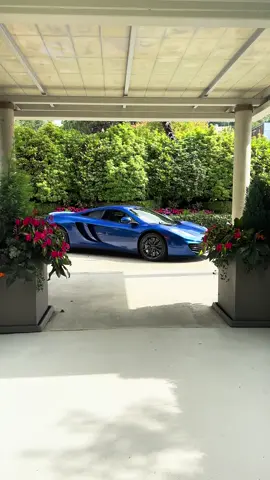McLaren MP4-12C Finished in Azure Blue over Carbon Black Leather this McLaren is equipped with a 3.8L twin turbo V8 pushing 592HP and 443LB-FT through a 7 speed dual clutch gearbox. DM us to inquire about this beauty!  #mclaren #mp412c #sportscar #trackcar #supercar #mclarenmp4 #carlovers