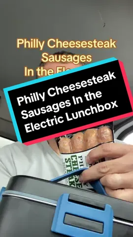 Electric Lunchbox Philly Cheesesteak Sausages #electriclunchbox #tiktokmademebuyit #tiktokmarketplace #tiktokshop #bluecollar #truckdriver #lunchbox 