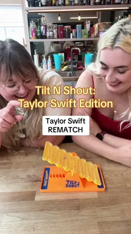 Replying to @Linkee we got our resident swifties to battle head to head all over again! 🎤  #taylorswift #erastour #partygames #tiltnshout #boardgames #games 