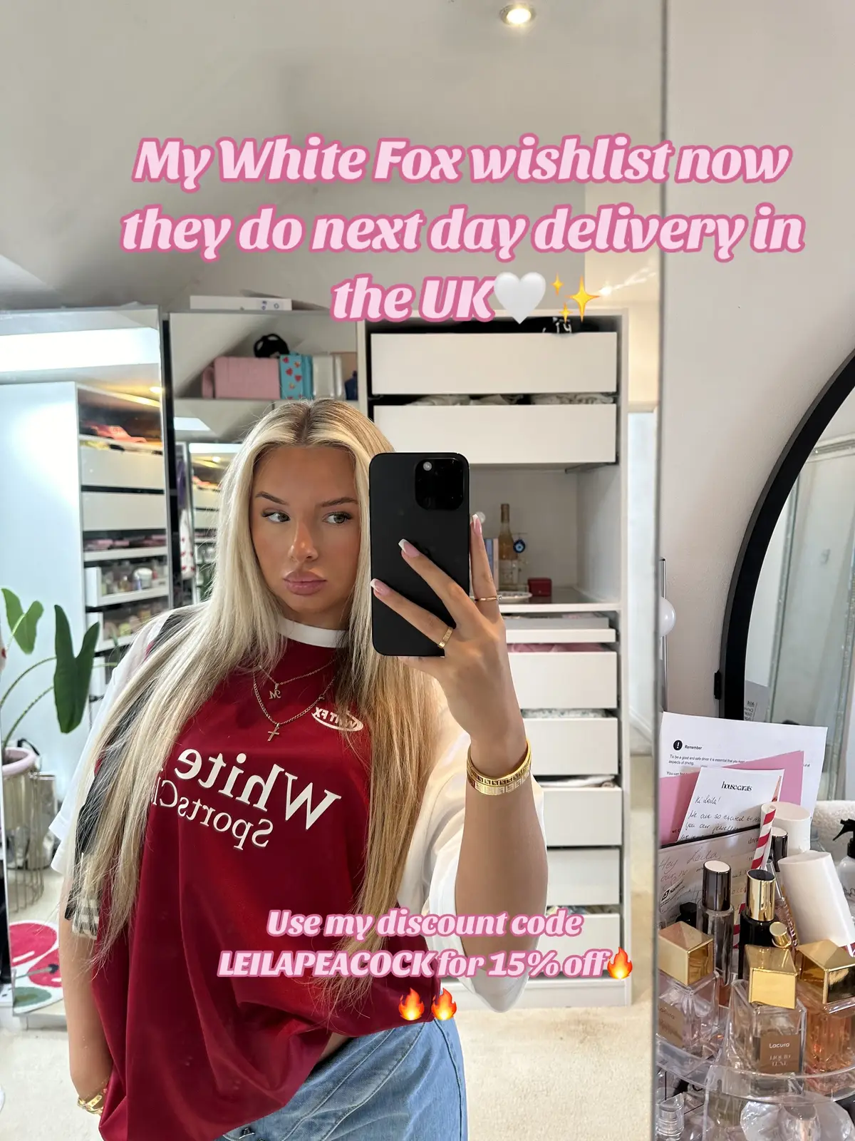 @White Fox Boutique will be taking all my money for the foreseeable i am OBSESSED with these pieces & can’t believe i can get them tomorrow🔥🫶🏼💅🏽✨ use my code LEILAPEACOCK for 15% off🤍🤍🤍🤍 #whitefox #whitefoxuk #whitefoxboutique #whitefoxwishlist #autumnshop 