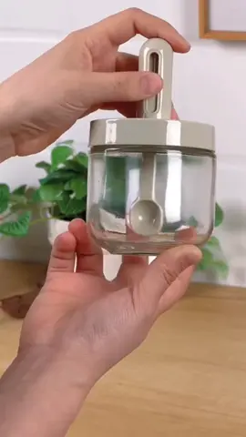 1pc Glass Seasoning Bottle With Telescopic Spoon Household Kitchen Salt Storage Box Leak Proof and Moisture-proof Buy it now at our website below:  https://www.virtualparadise.shop/product-page/1pc-glass-seasoning-bottle-with-telescopic-spoon-household-kitchen-salt-storage #cooking #homeorganization #kitchengadget #mealprep #homechef #kitchenorganization