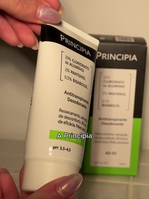 Antitranspirante Desodorante para peles sensíveis da Principia por apenas R$ 39