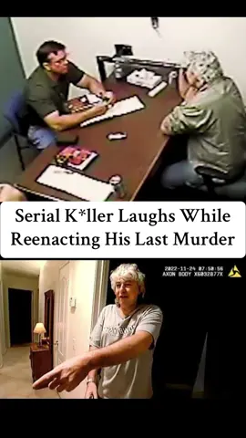 Serial K*ller Laughs While Reenacting His Last Murder #cops #police #foryou #copsoftitktok #crime 