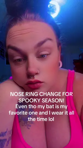 Nose ring swap! Caught then mf baby hairs at the end. 💀#fyp 