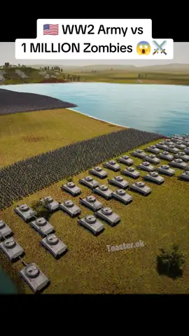 Can the WW2 Army handle this 🤔 #epic #battle #gaming #funny #usa_tiktok #zombie #game 