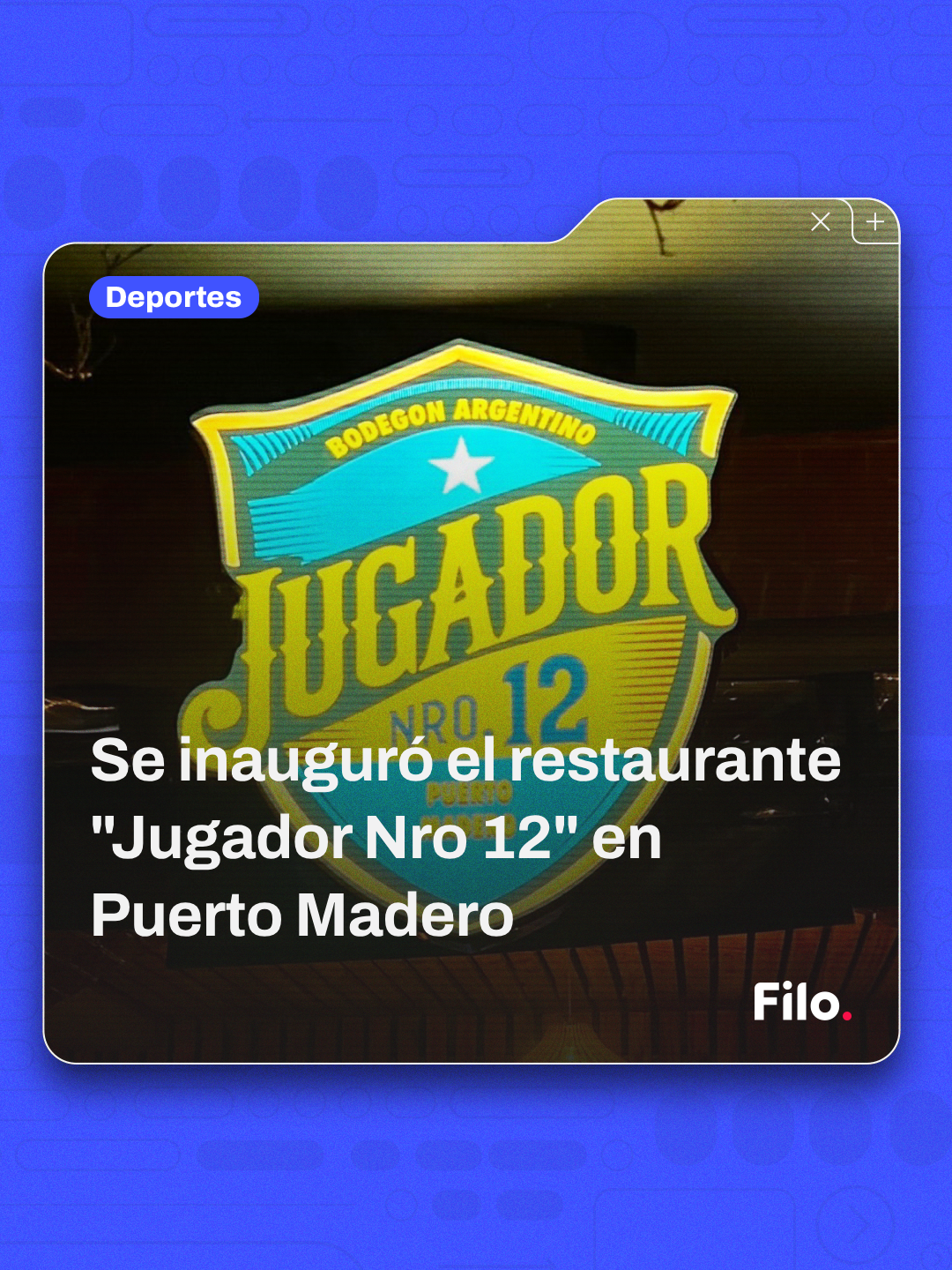 🔵🟡 Se inauguró el restaurante 