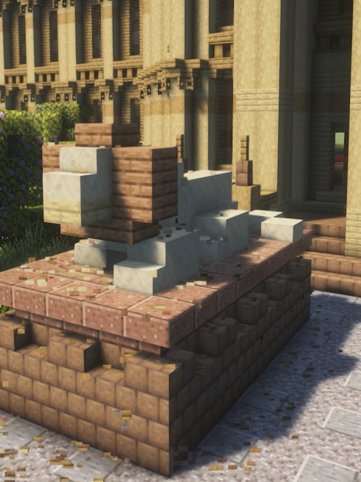 Minecraft: Easy Lion Statue Tutorial #Minecraft #minecraftbuilding #tutorial #gaming #fyp