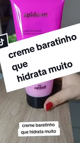 Creme baratinho que hidrata muito. #babbaloko #creme #hidratante 