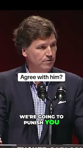 “We are going to punish you” - Tucker Carlson #tucker #trending 