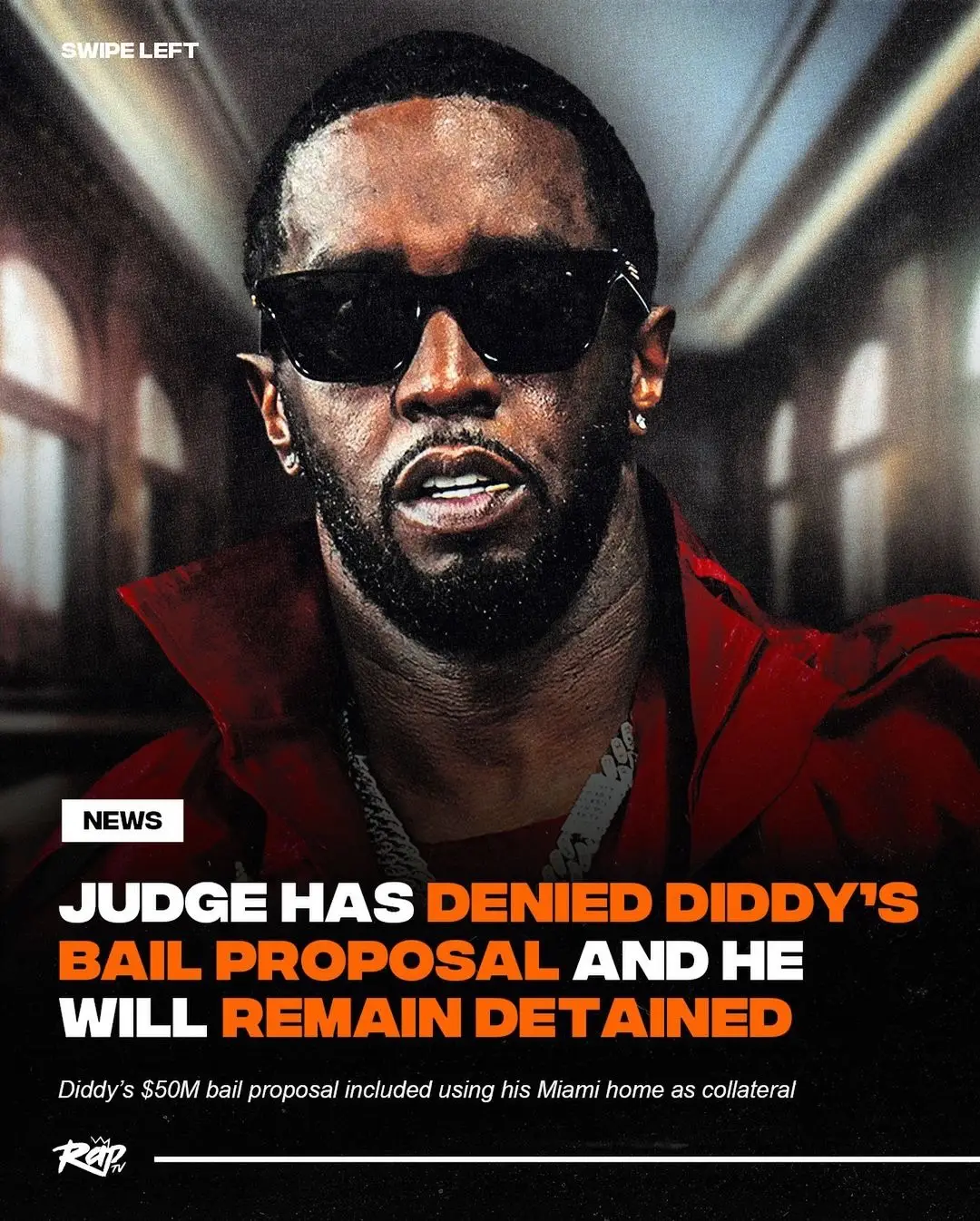 What do y’all think of #Diddy ordered to stay detained after being denied bail⁉️👀 #RapTV #pdiddy 