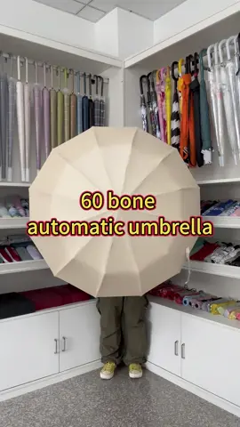 60 bone automatic umbrella.#umbrella #sourcefactory #madeinchina #factory 